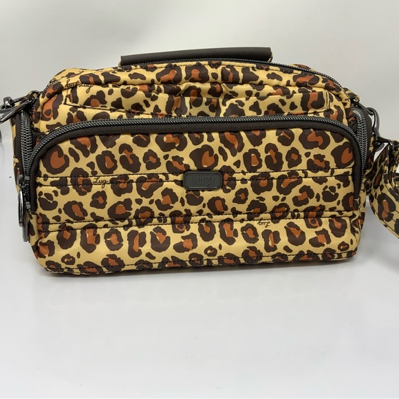 lug Bags Lug Trolley Cb Leopard Print Crossbody Bag Poshmark